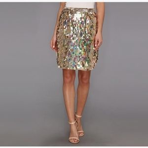 ✨️ French Connection Shimmer Fringe Pencil Skirt
